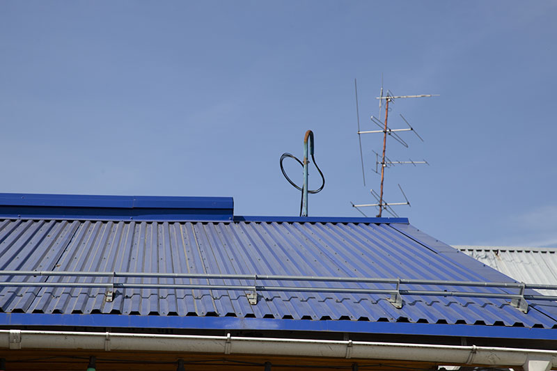 Commercial metal roof