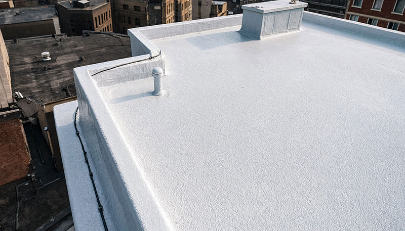 Commercial  roof coatings